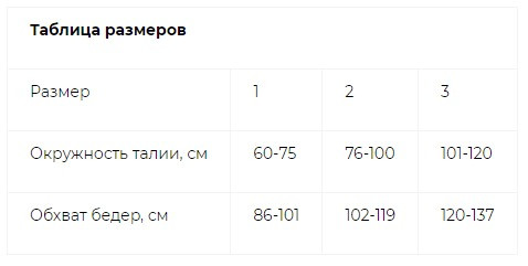 Бандаж послеоперационный компрессионный из полотна эластомерного,Смоленский трикотаж,БПК Белый, №3