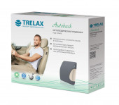 Подушка ортопедическая "AUTOBACK" под спину (автомобильная)  (Трелакс), П 12 Черный