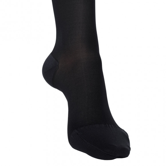 Чулки полупрозрачные, с ажурным верхом, закрытый мысок, 1 класс, (ORTO) XL, LONG, Черный, 216 Чулки полупрозрачные, с ажурным верхом, закрытый мысок, 1 класс, (ORTO) XL, LONG, Черный, 216