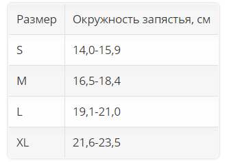 Бандаж на лучезапястный сустав,  XL, (ОРРО), 2082-XL