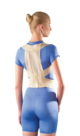 Корректор осанки жесткой фиксации (реклинатор), (ОРРО) XXL, Бежевый, 2275