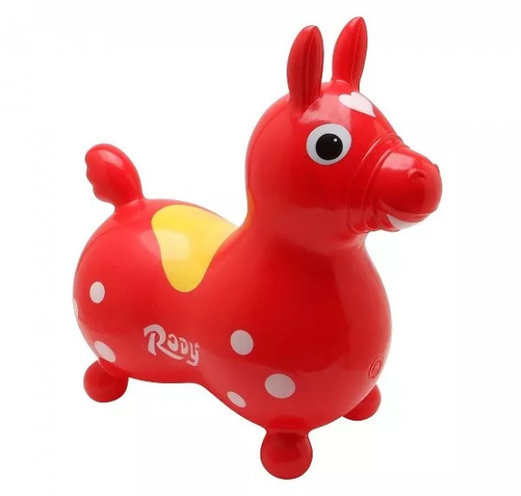 Мяч для занятий ЛФК  (ORTO), Rody Красный